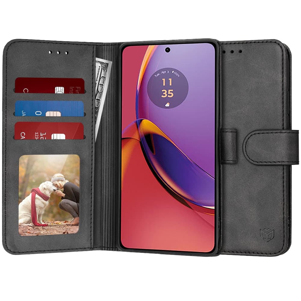 Techsuit Diary Book - Motorola Moto G84 - Μαύρο 2