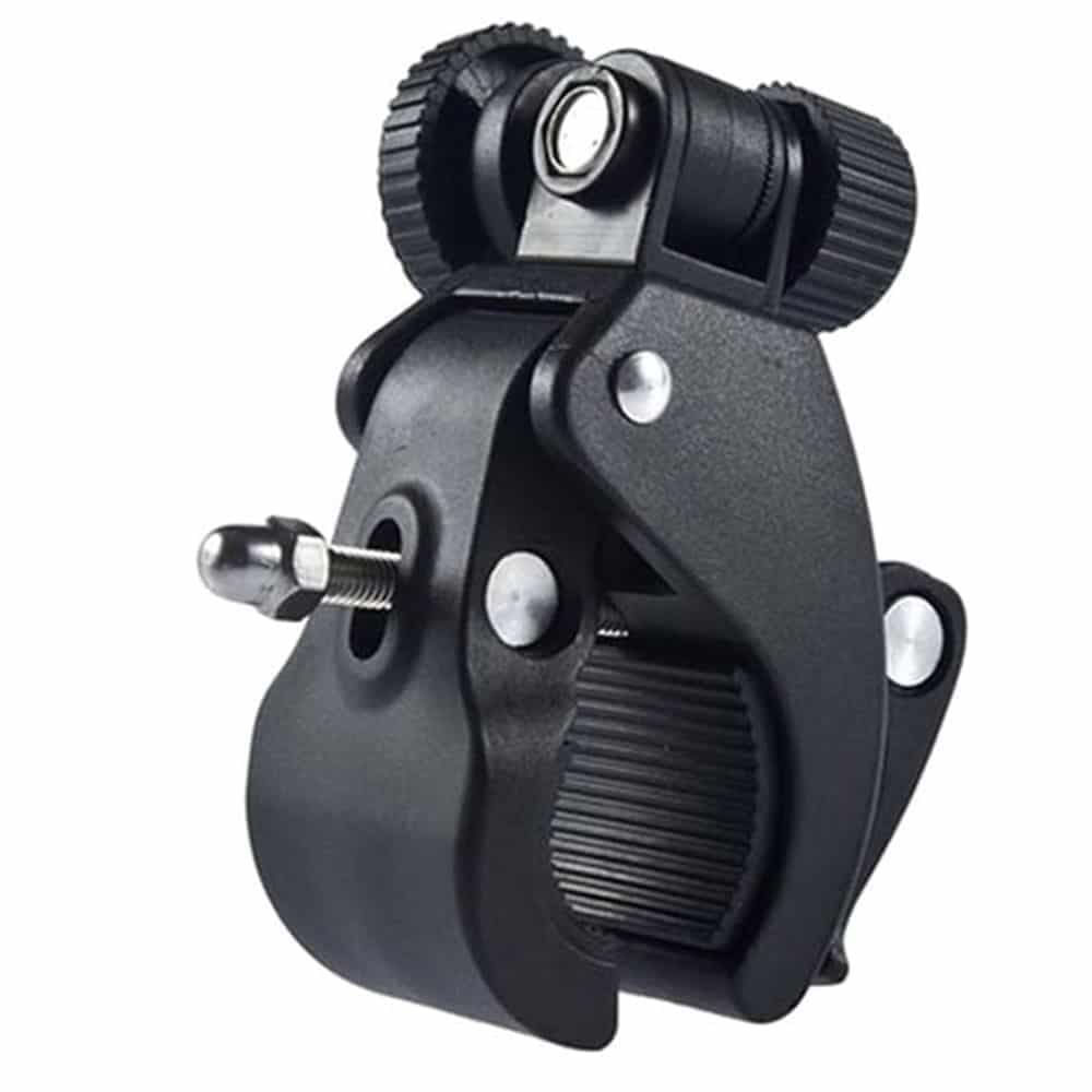 Techsuit - Mount for Handlebar (CAL07) - for GoPro Action Camera, with 1/4" Screw Compatibility - Black 3