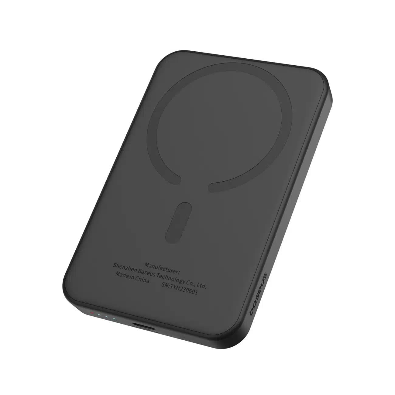 Baseus mini power bank 5000mAh 20W + καλώδιο USB-C (20V/3A) - μαύρο 2