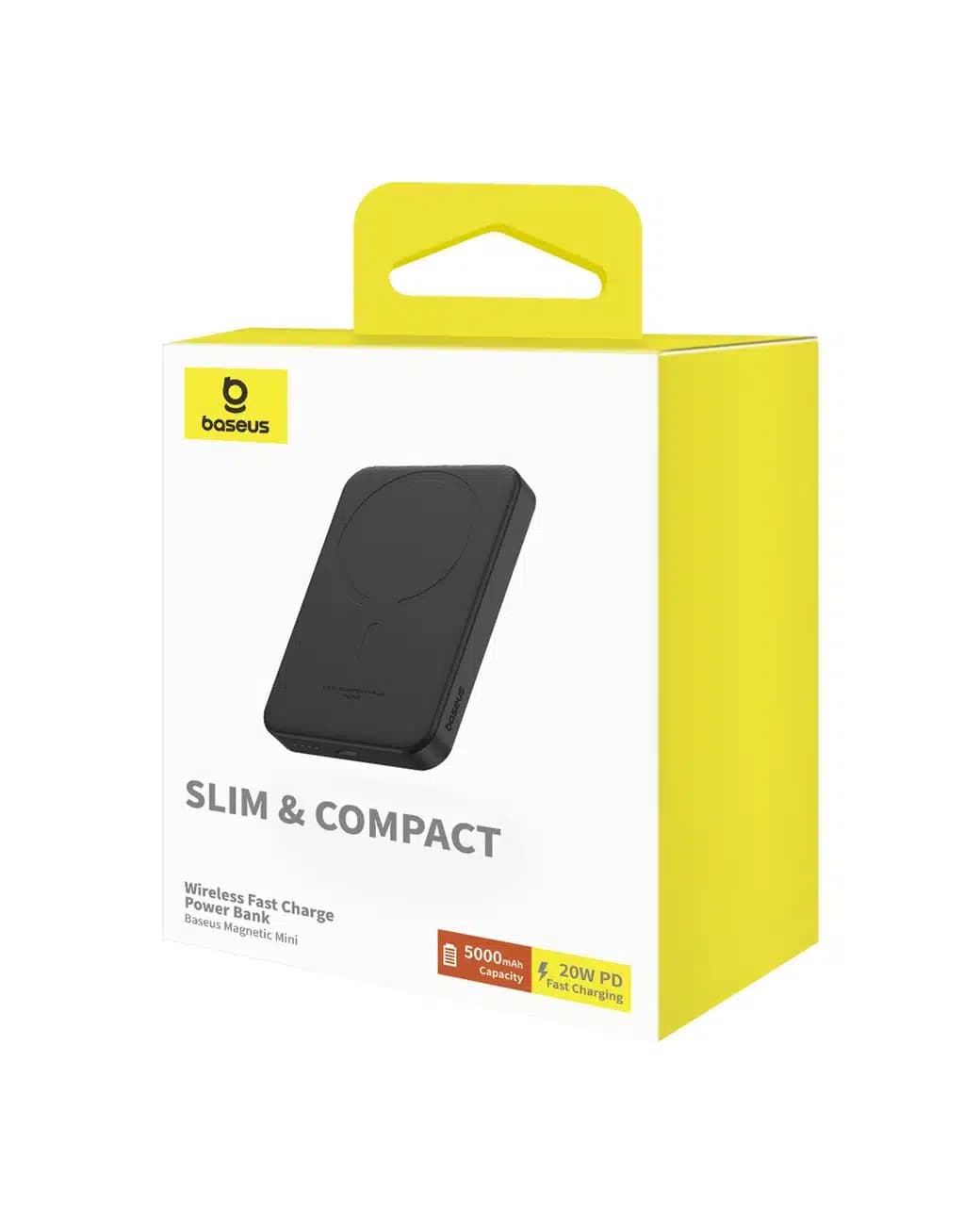 Baseus mini power bank 5000mAh 20W + καλώδιο USB-C (20V/3A) - μαύρο 4