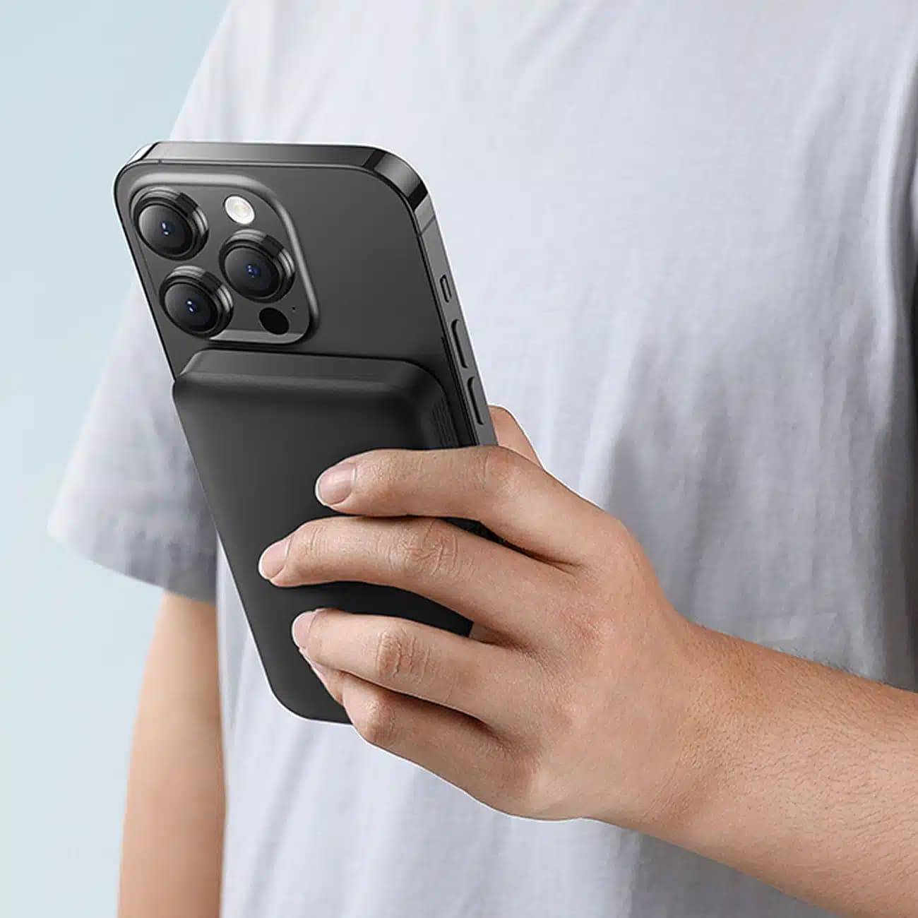Baseus mini power bank 5000mAh 20W + καλώδιο USB-C (20V/3A) - μαύρο 9