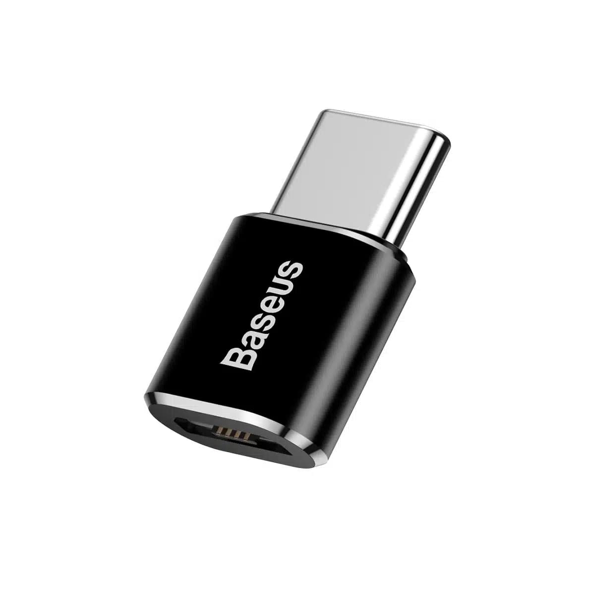 Baseus Mini Micro USB σε USB-C αντάπτορας - μαύρος