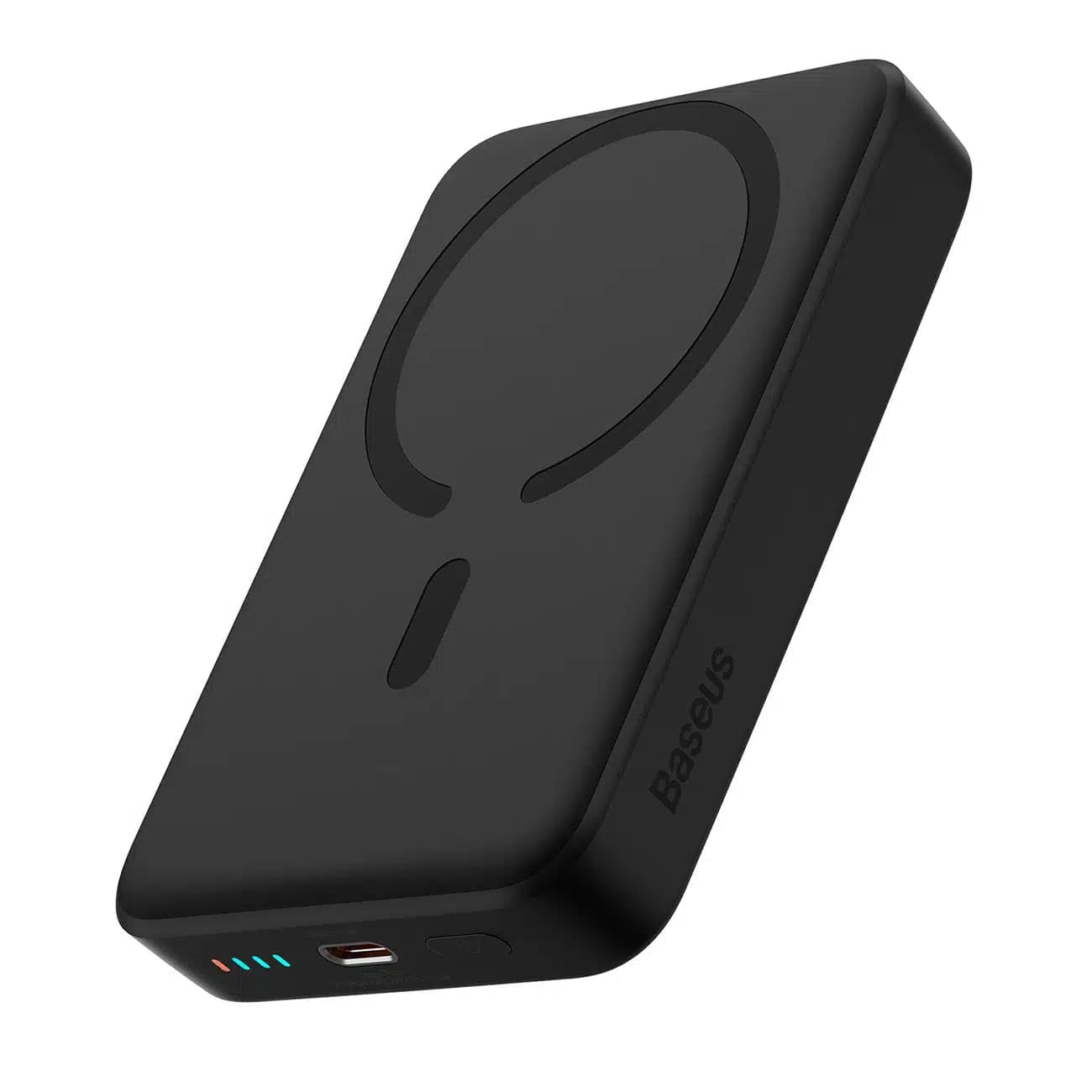 Baseus Magnetic Mini Induction Powerbank 10000mAh 30W - μαύρο + καλώδιο USB-C - USB-C