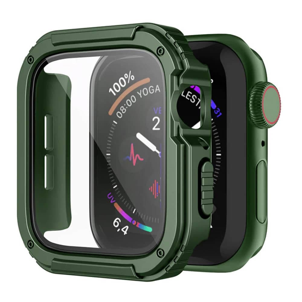 Lito - Θήκη Watch Armor 360 + Προστατευτικό Οθόνης - Apple Watch 4 / 5/ 6/ SE / SE 2 (40mm) - Πράσινο