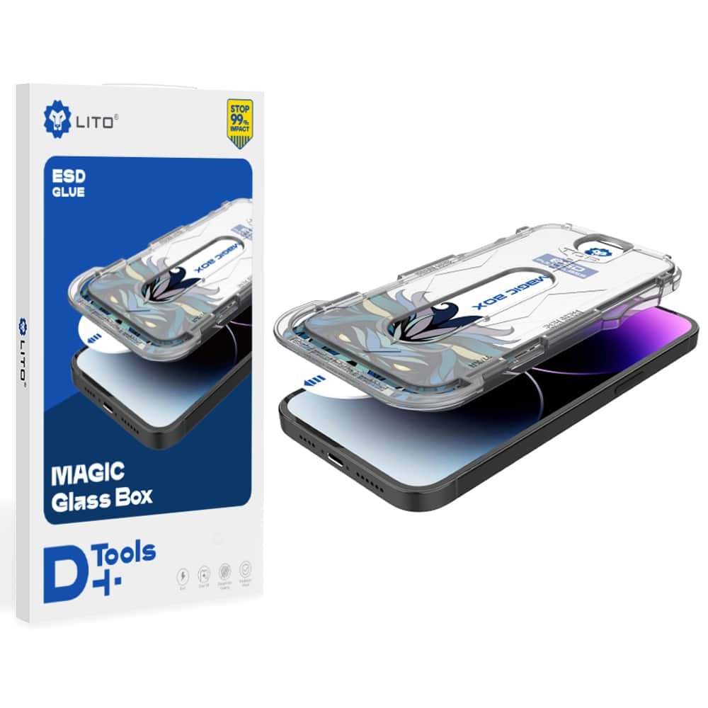 Lito - Μαγικό Κουτί Γυαλιού D+ Tools - iPhone XS Max - Διάφανο 2