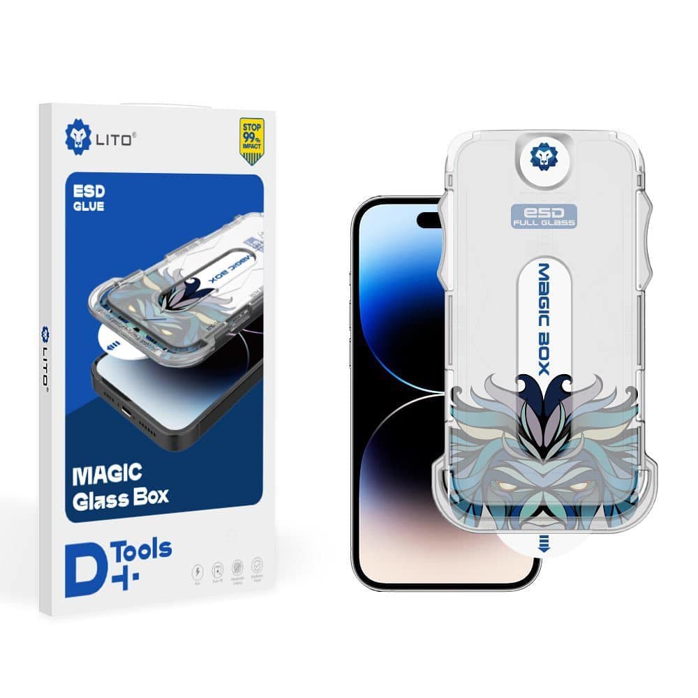 Lito - Μαγικό Κουτί Γυαλιού D+ Tools - iPhone XS Max - Διάφανο