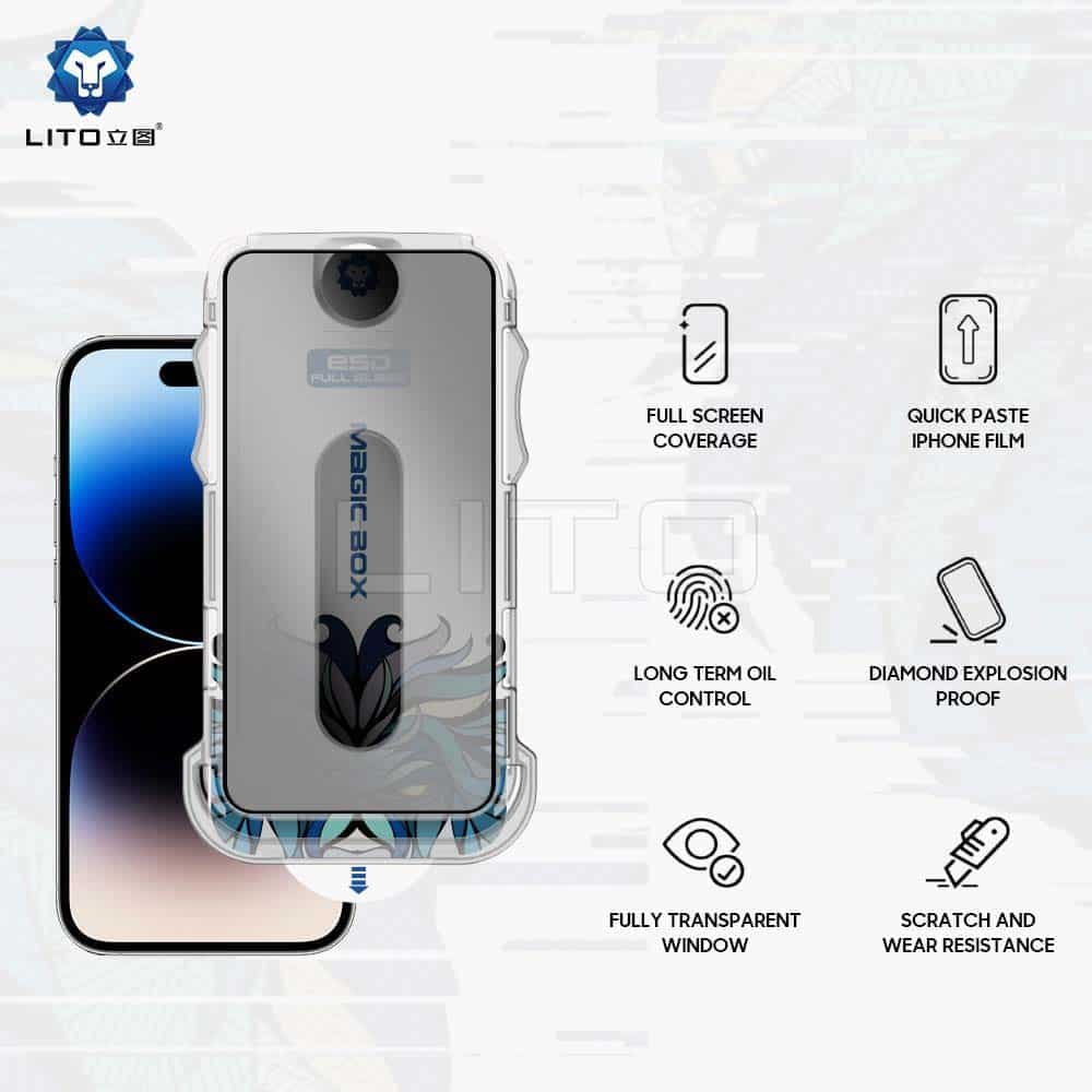 Lito - Μαγικό Κουτί Γυαλιού D+ Tools - iPhone XS Max - Ιδιωτικότητα 5