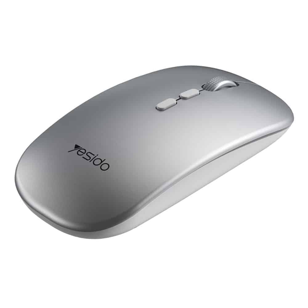 Yesido - Ασύρματο Ποντίκι (KB15) - 800/1200/1600DPI, Σύνδεση 2.4G - Ασημί 2