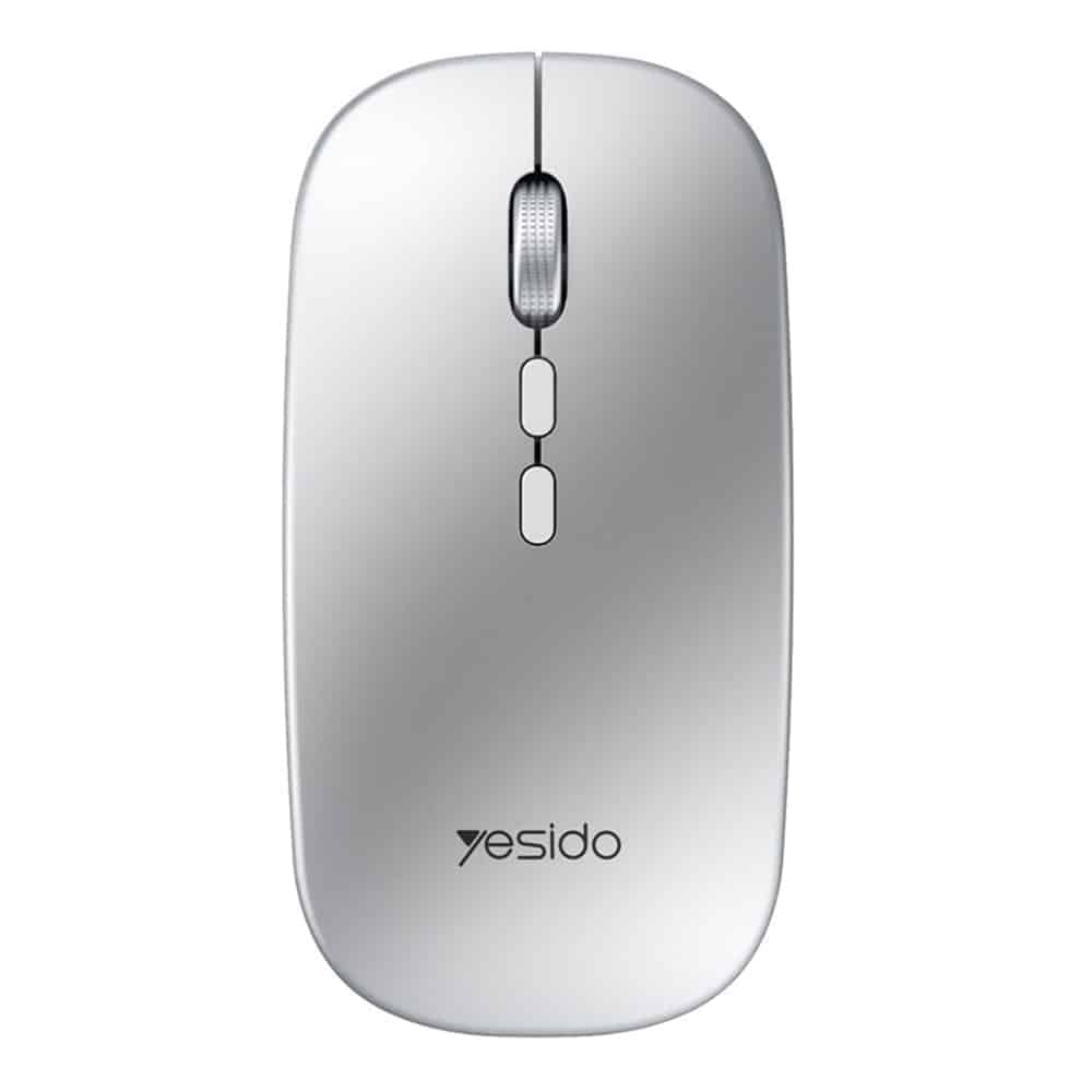 Yesido - Ασύρματο Ποντίκι (KB15) - 800/1200/1600DPI, Σύνδεση 2.4G - Ασημί 3
