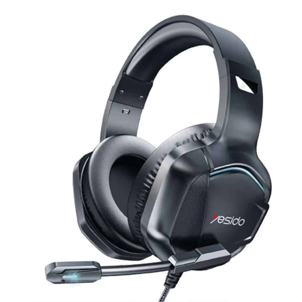 Yesido - Ενσύρματα Ακουστικά (EK01) - για Gaming, Jack 3.5mm, με Μικρόφωνο, RGB LED Φώτα - Μαύρο 2