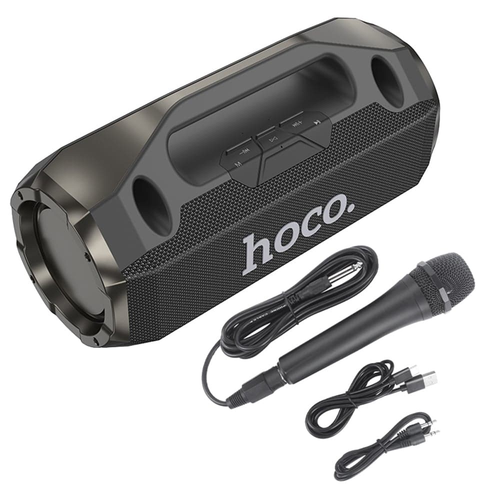 Hoco - Ασύρματο Ηχείο Rick Sports (HA3) - Φορητό με Μικρόφωνο, Bluetooth 5.3, TF, USB, AUX, 10W - Μαύρο 5