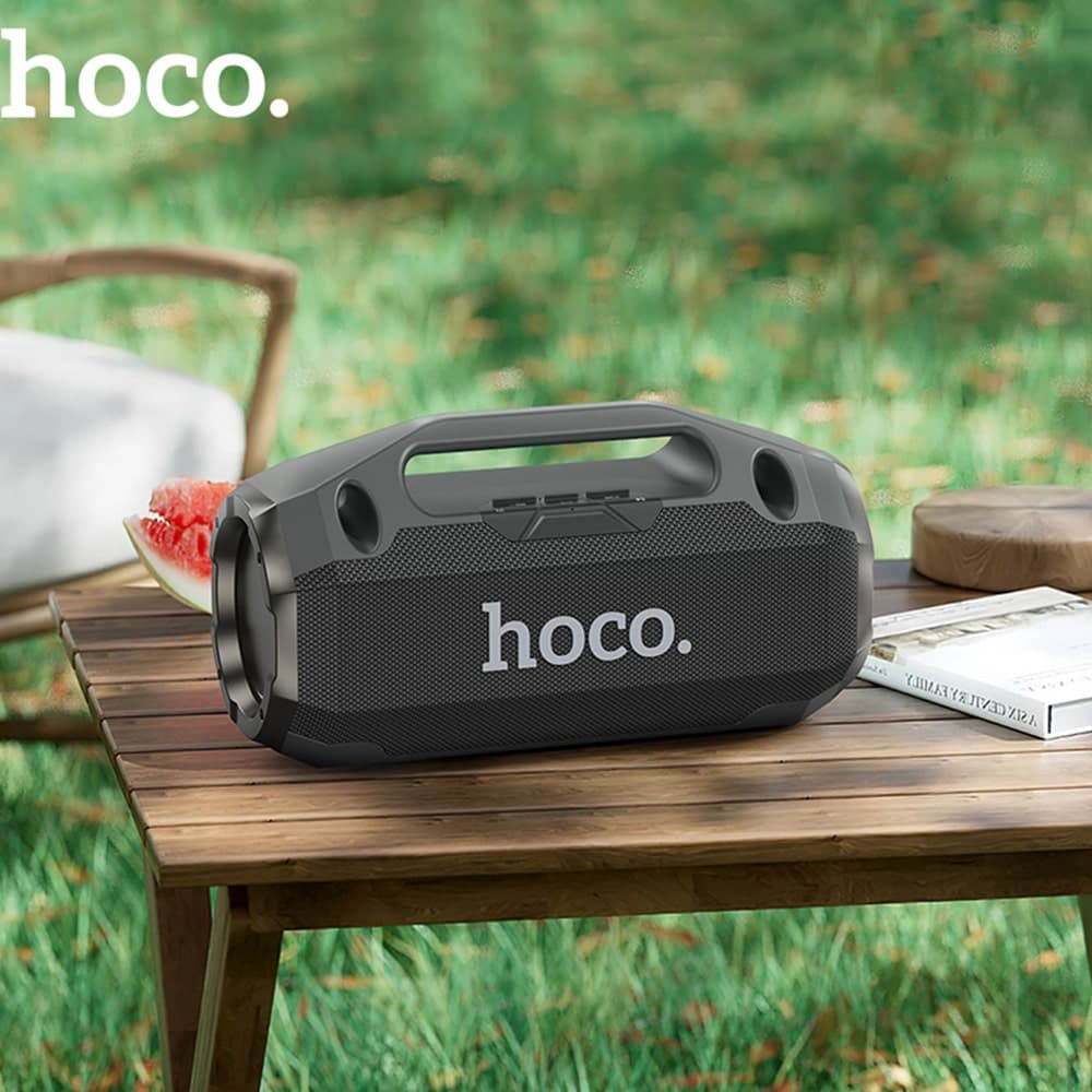 Hoco - Ασύρματο Ηχείο Rick Sports (HA3) - Φορητό με Μικρόφωνο, Bluetooth 5.3, TF, USB, AUX, 10W - Μαύρο 6