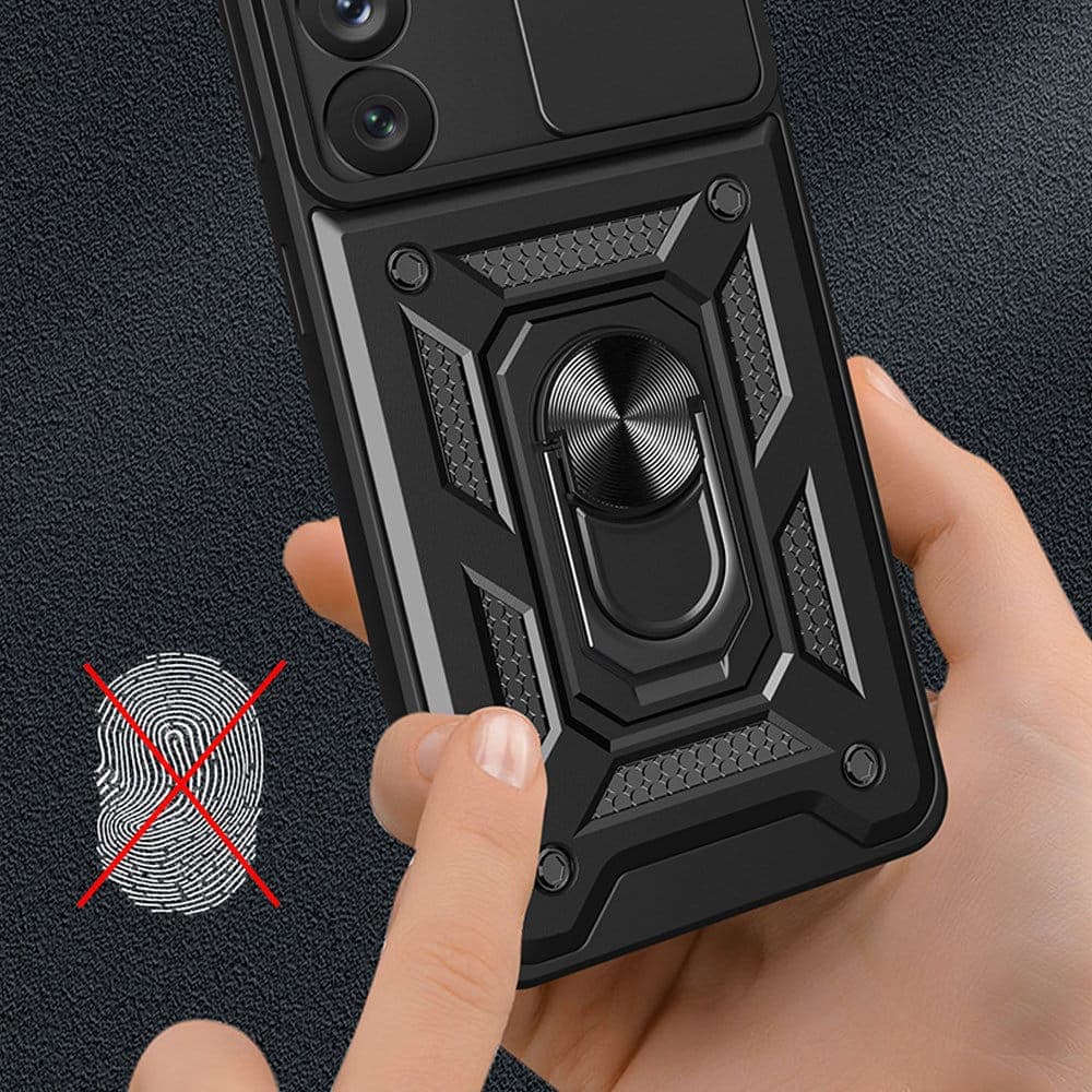 Techsuit CamShield Series - θήκη για Samsung Galaxy S21 Ultra 5G - Μαύρο 3