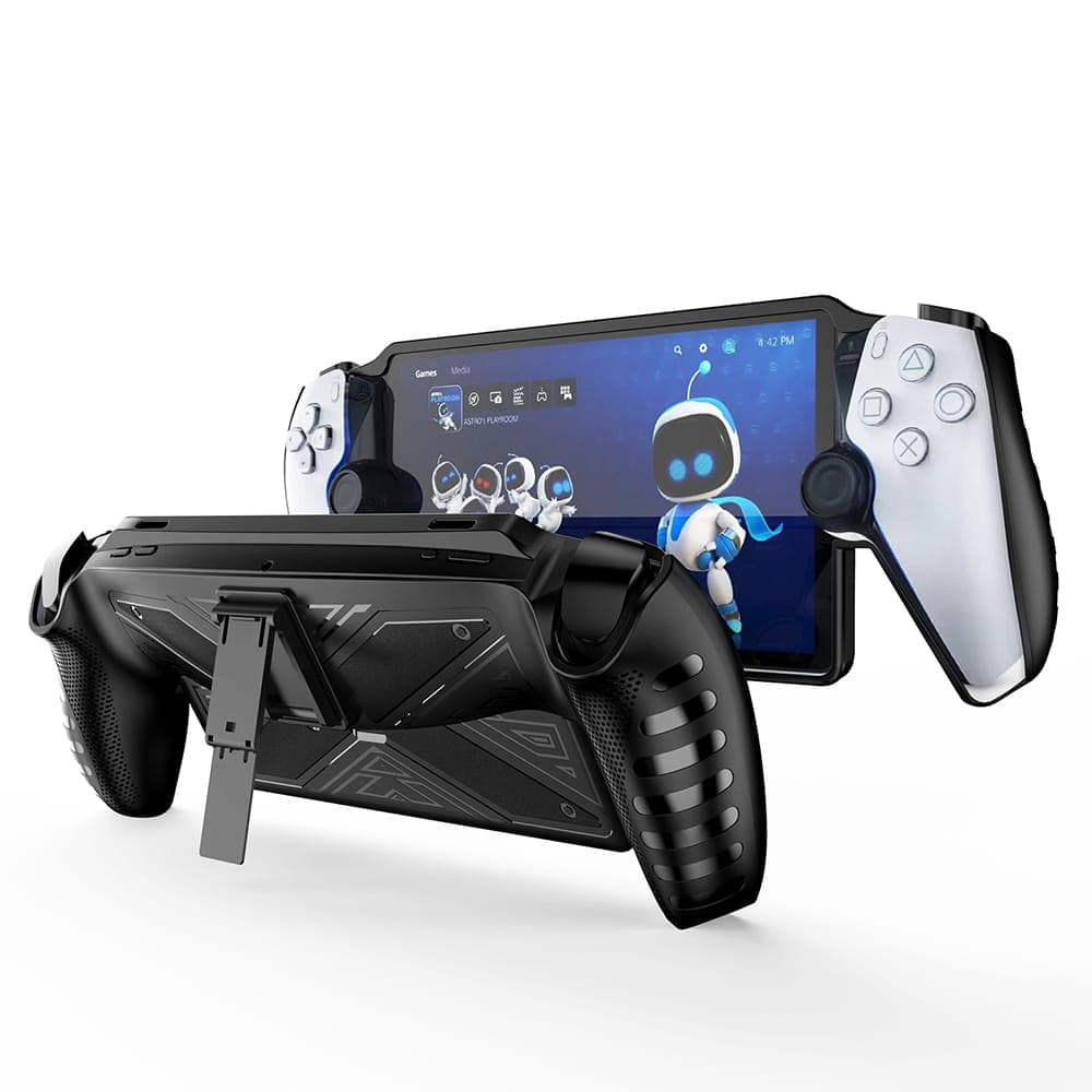 Techsuit - Σκληρή Θήκη Σιλικόνης με Kickstand - PlayStation Portal Remote Player - Σχέδιο X 3