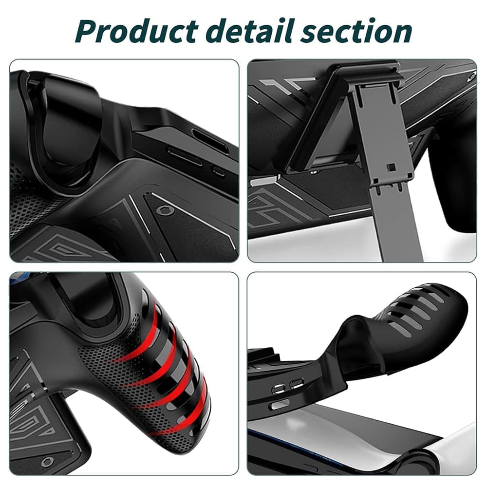 Techsuit - Σκληρή Θήκη Σιλικόνης με Kickstand - PlayStation Portal Remote Player - Σχέδιο X 8