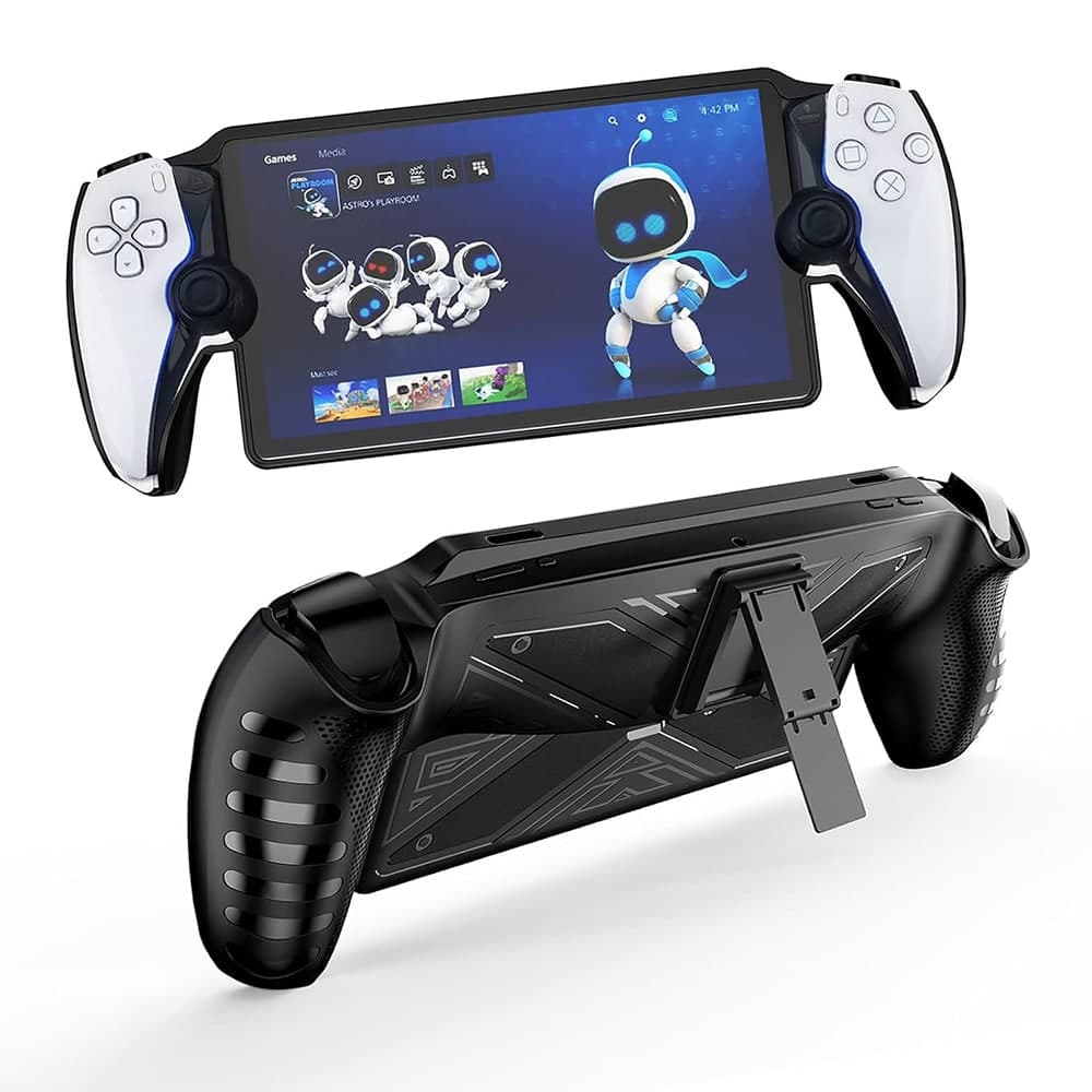 Techsuit - Σκληρή Θήκη Σιλικόνης με Kickstand - PlayStation Portal Remote Player - Σχέδιο X