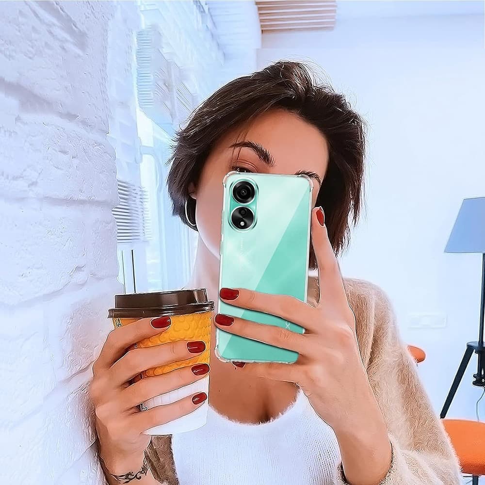 Techsuit Shockproof Clear Silicone - Oppo A58 4G - Διάφανο 4