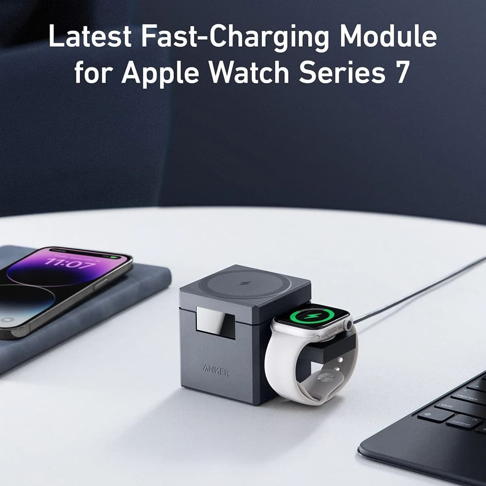 Anker - Power Bank Cube MagSafe (Y1811G11) - για Τηλέφωνο, Apple Watch, AirPods, 15W - Μαύρο 5
