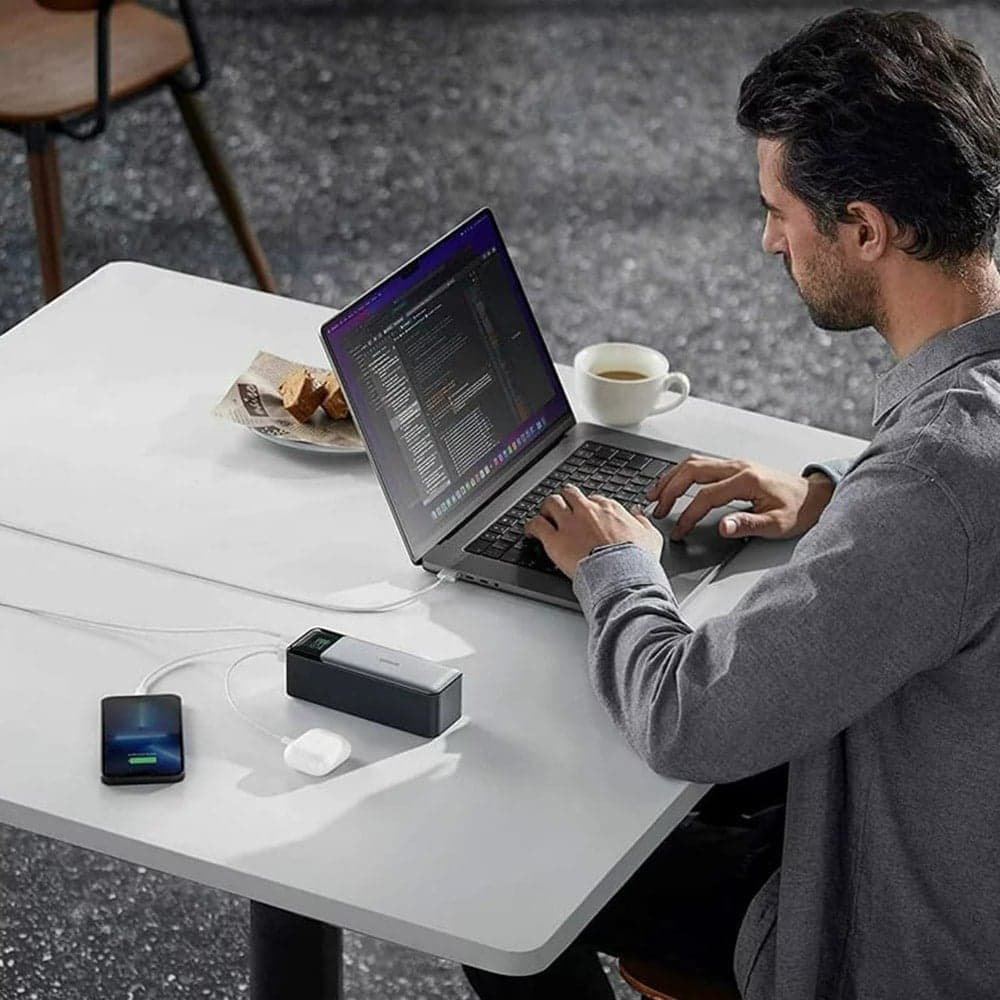 Anker - Power Bank (737) - 24000mAh, 140W, GaN Prime, Ψηφιακή Έξυπνη Οθόνη, 2x USB-C, USB-A, PowerDelivery 3.1 - Μαύρο/Γκρι 4