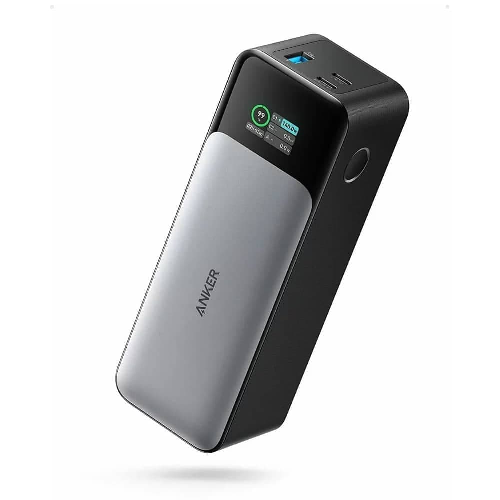 Anker - Power Bank (737) - 24000mAh, 140W, GaN Prime, Ψηφιακή Έξυπνη Οθόνη, 2x USB-C, USB-A, PowerDelivery 3.1 - Μαύρο/Γκρι 2