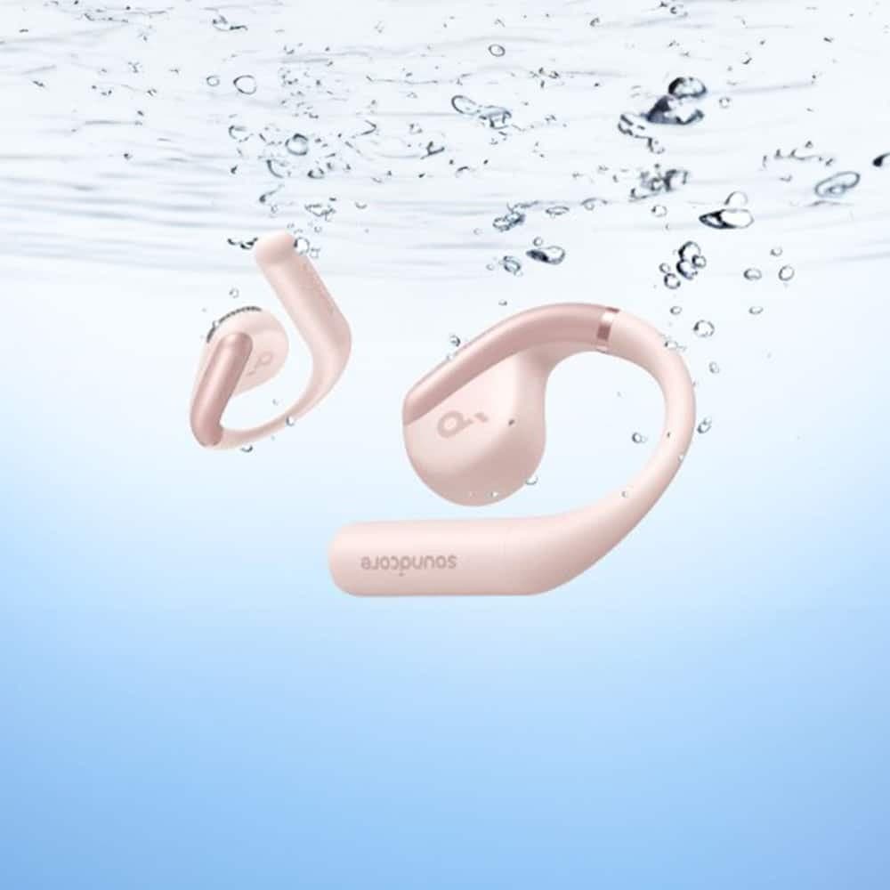Anker - Ασύρματα Ακουστικά SoundCore AeroFit (A3872G51) - για Αθλητισμό, Bluetooth, Αδιάβροχα - Ροζ 6