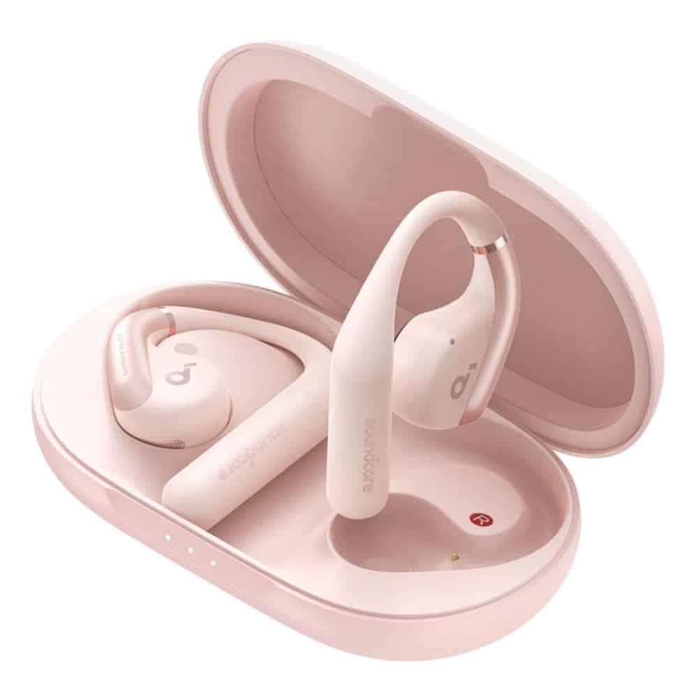 Anker - Ασύρματα Ακουστικά SoundCore AeroFit (A3872G51) - για Αθλητισμό, Bluetooth, Αδιάβροχα - Ροζ 2