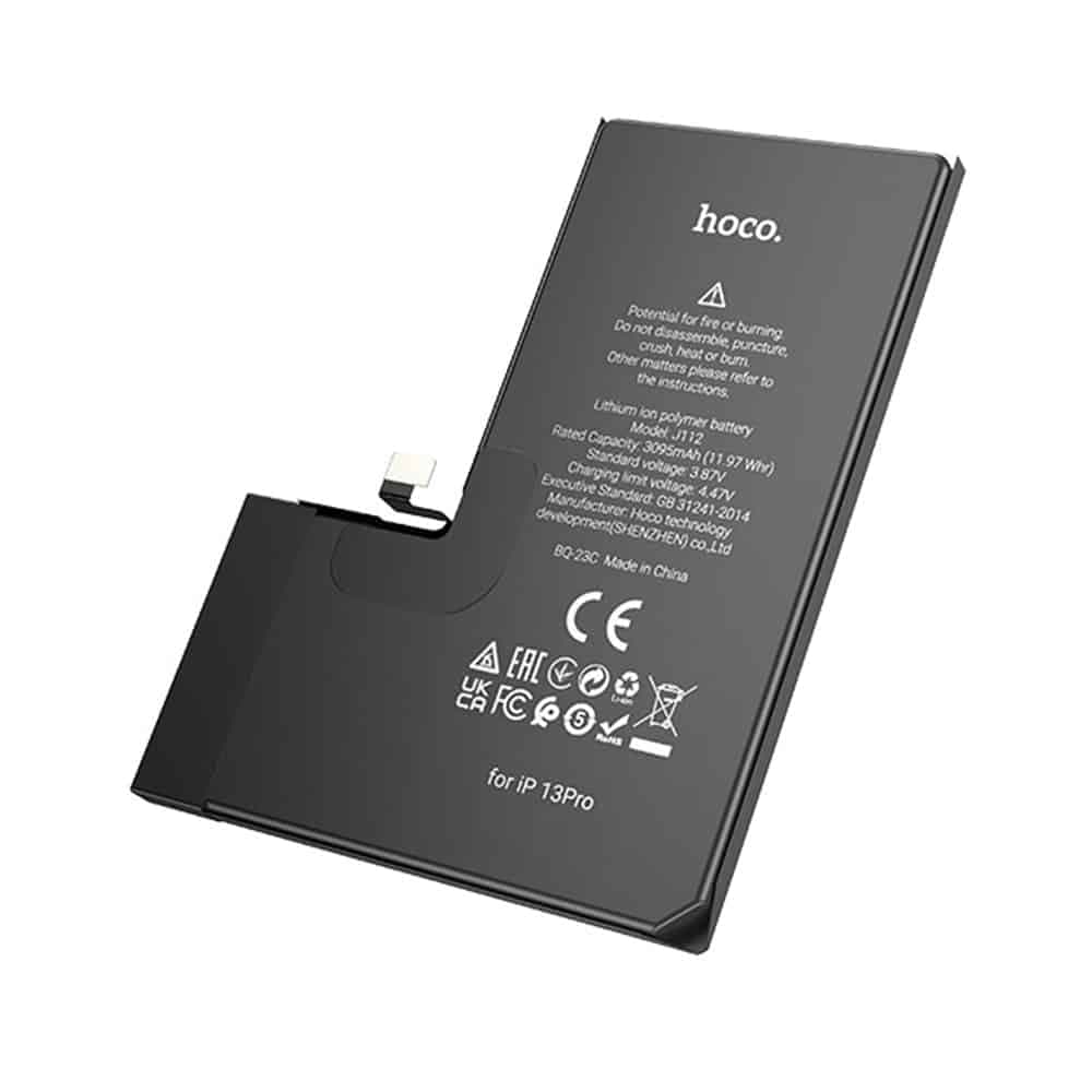 Hoco - Ενσωματωμένη Μπαταρία Smartphone (J112) - iPhone 13 Pro - 3095mAh - Μαύρο
