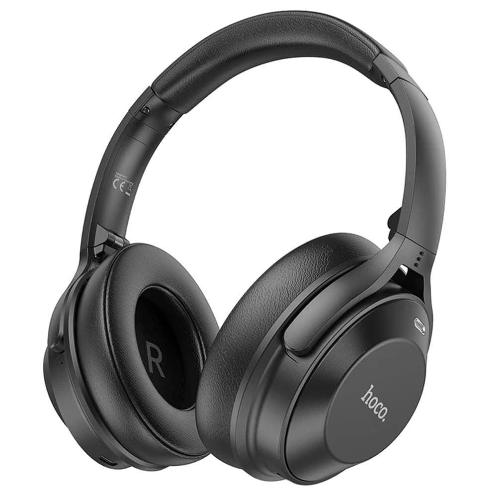 Hoco - Ασύρματα Ακουστικά (W37) - Bluetooth 5.3, Ενεργή Μείωση Θορύβου, Multipoint - Ultimate Black