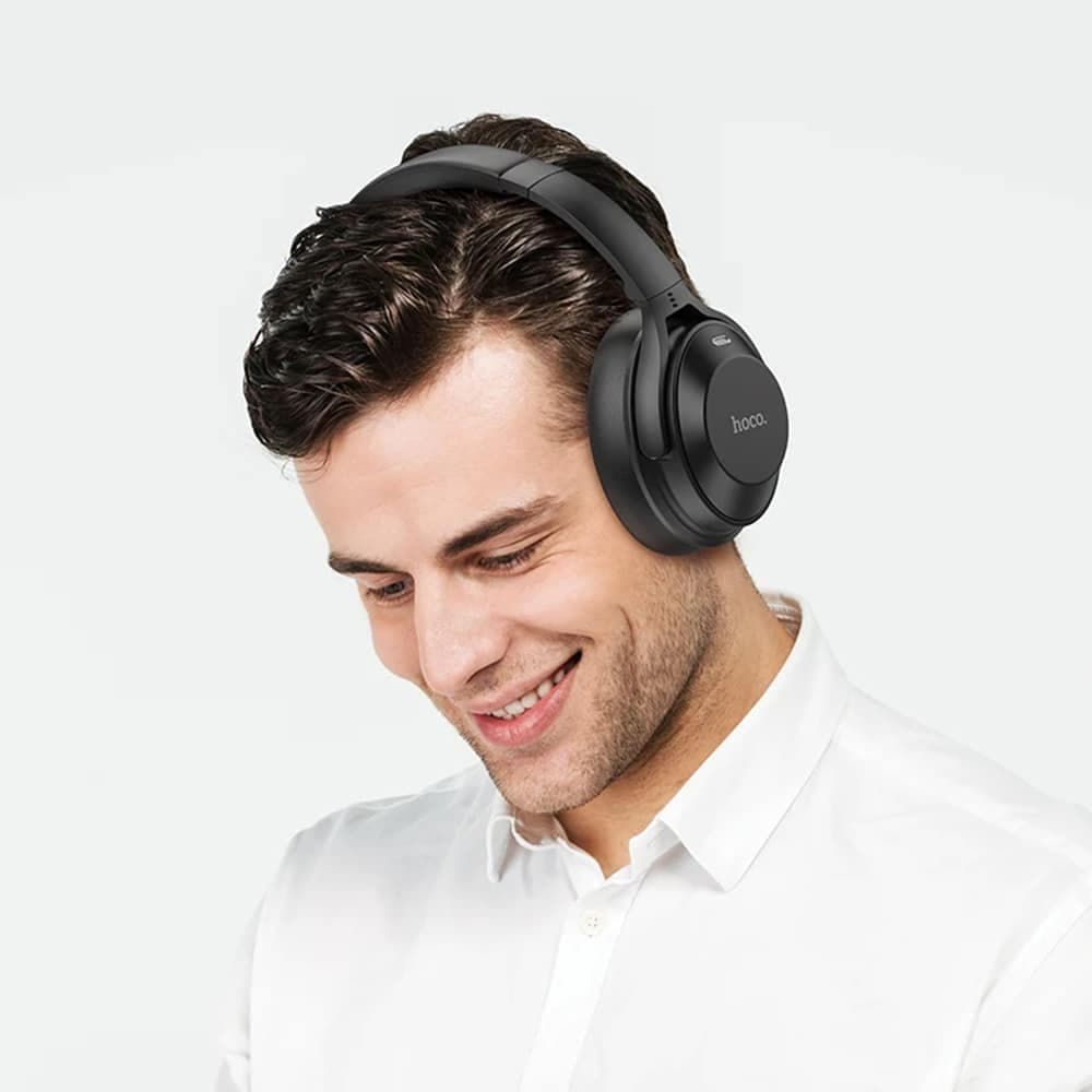 Hoco - Ασύρματα Ακουστικά (W37) - Bluetooth 5.3, Ενεργή Μείωση Θορύβου, Πολλαπλά Σημεία - Χρυσό Σαμπάνια 7