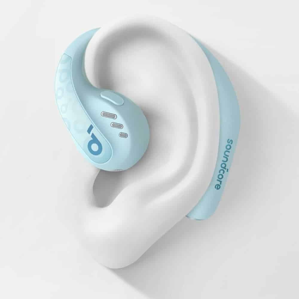 Anker - Ασύρματα Ακουστικά SoundCore AeroFit Pro (A3871G61) - για Αθλητισμό, Bluetooth, Αδιάβροχα - Μπλε 2