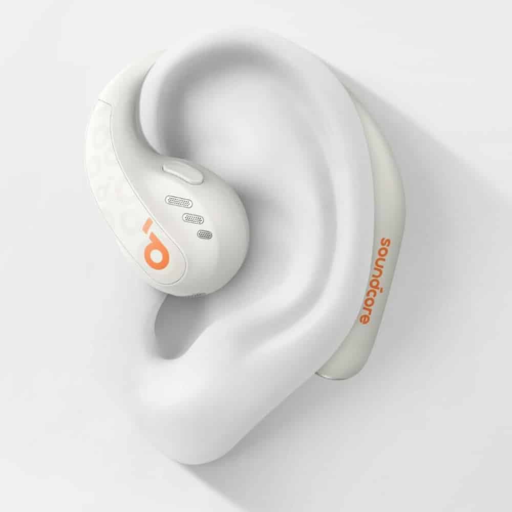 Anker - Ασύρματα Ακουστικά SoundCore AeroFit Pro (A3871G21) - για Αθλητισμό, Bluetooth, Αδιάβροχα - Λευκό 3