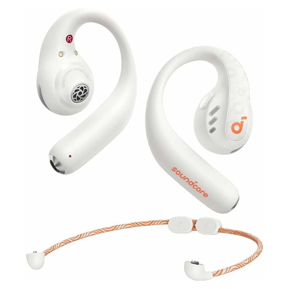 Anker - Ασύρματα Ακουστικά SoundCore AeroFit Pro (A3871G21) - για Αθλητισμό, Bluetooth, Αδιάβροχα - Λευκό 2