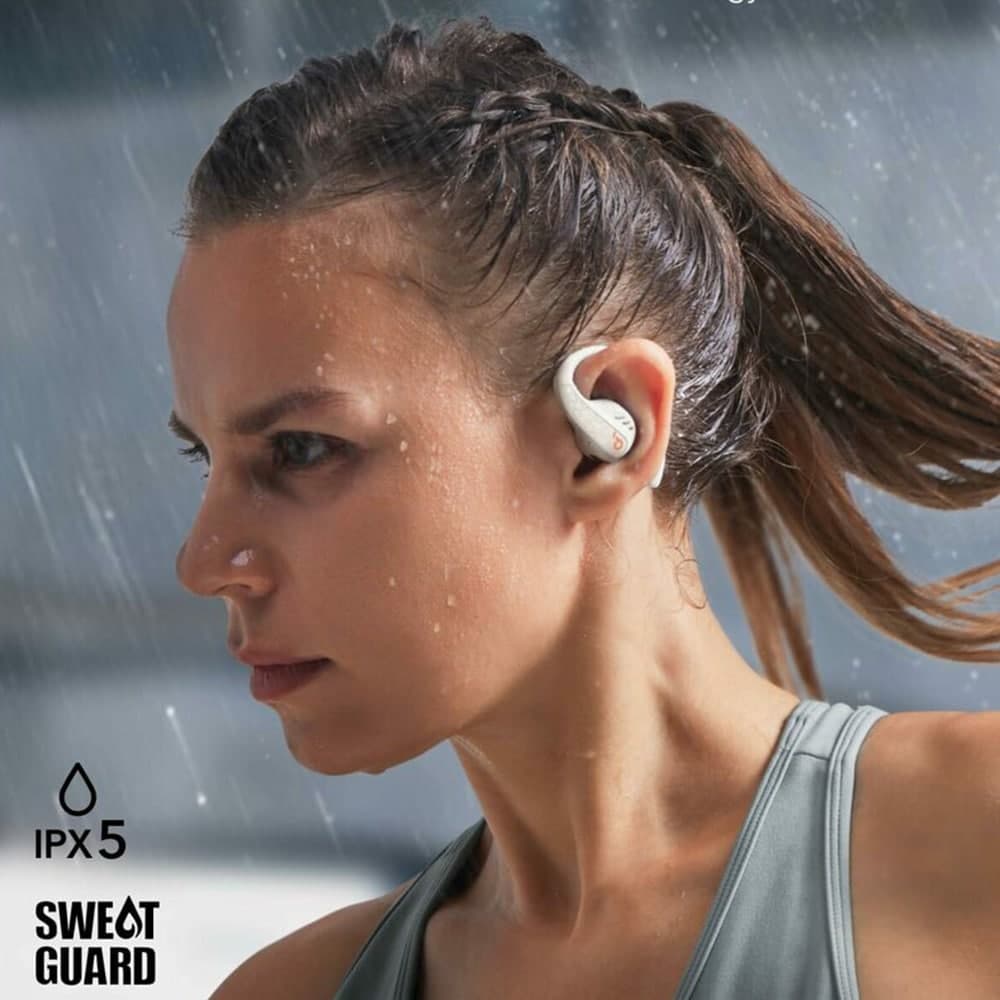 Anker - Ασύρματα Ακουστικά SoundCore AeroFit Pro (A3871G21) - για Αθλητισμό, Bluetooth, Αδιάβροχα - Λευκό 5