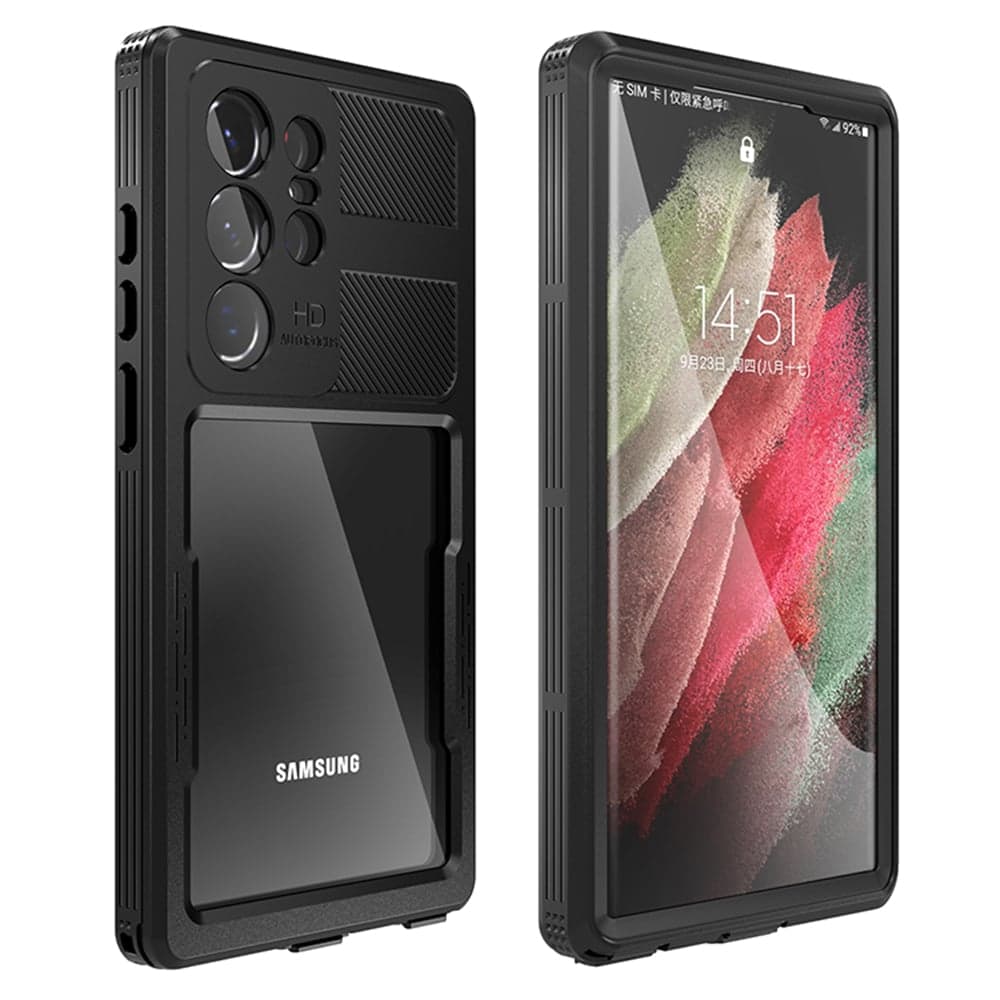 ShellBox - Αδιάβροχη Θήκη IP68 - Samsung Galaxy S23 Ultra - Μαύρο 2