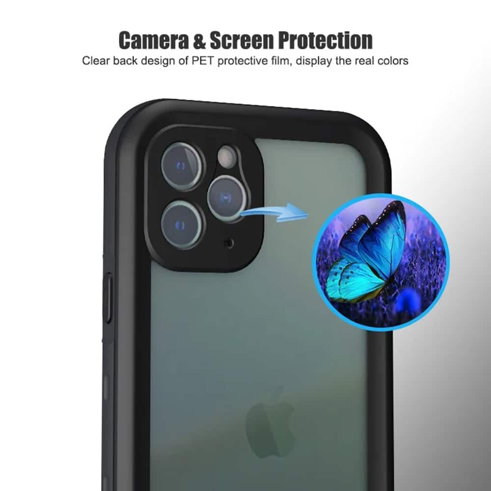 ShellBox - Αδιάβροχη Θήκη IP68 - iPhone 14 Pro Max - Μαύρο 4