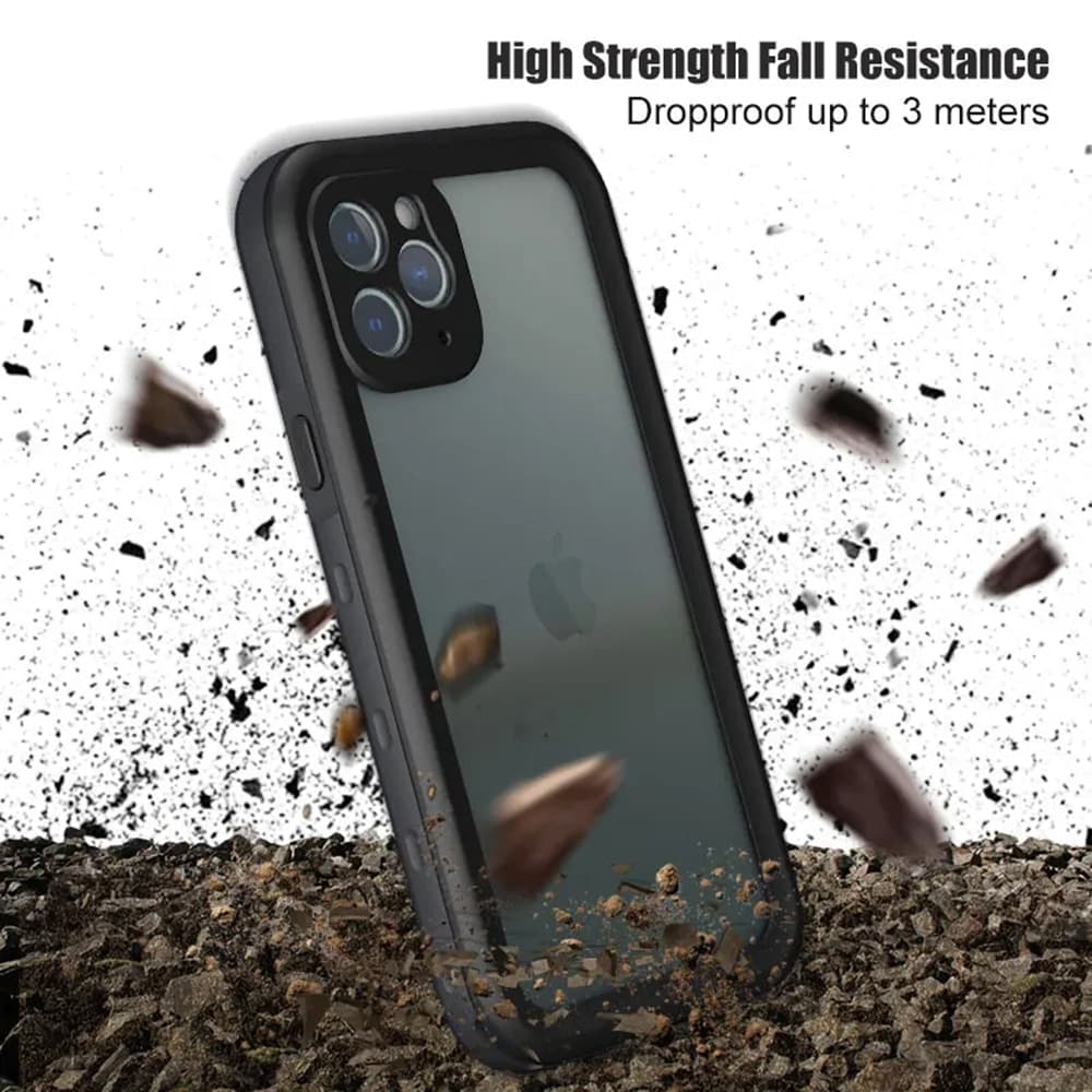 ShellBox - Αδιάβροχη Θήκη IP68 - iPhone 14 Pro Max - Μαύρο 3