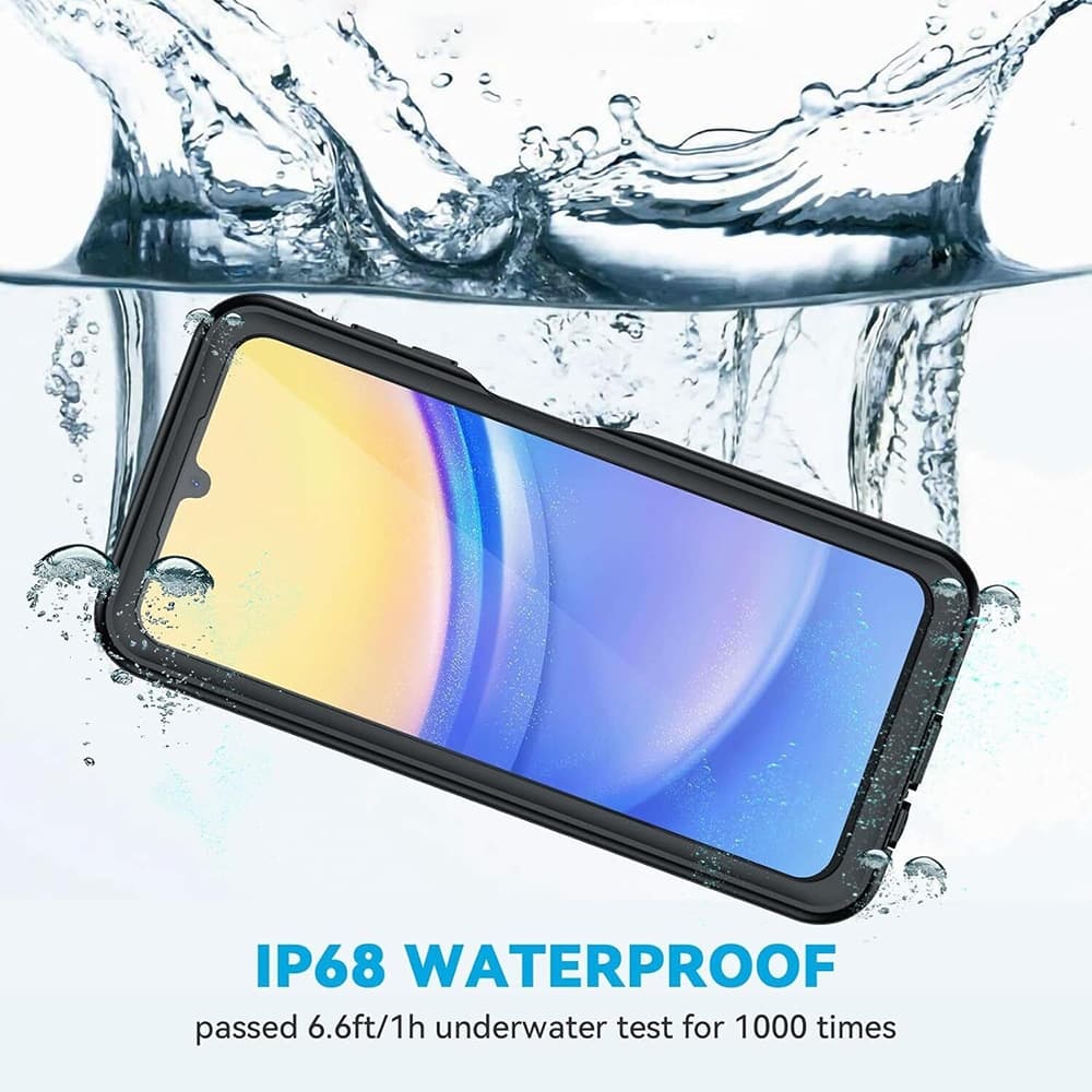 ShellBox - Αδιάβροχη Θήκη IP68 - Samsung Galaxy A15 4G / A15 5G - Μαύρο