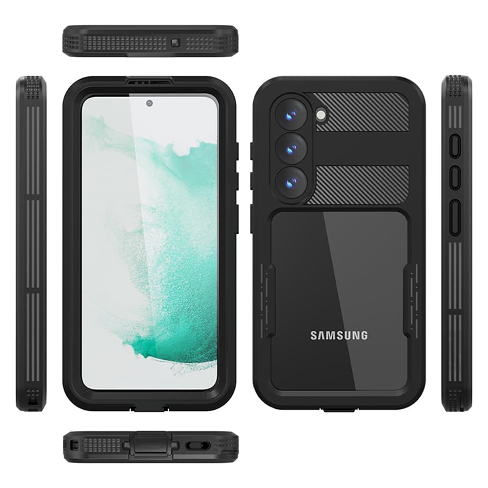 ShellBox - Αδιάβροχη Θήκη IP68 - Samsung Galaxy S23 - Μαύρο