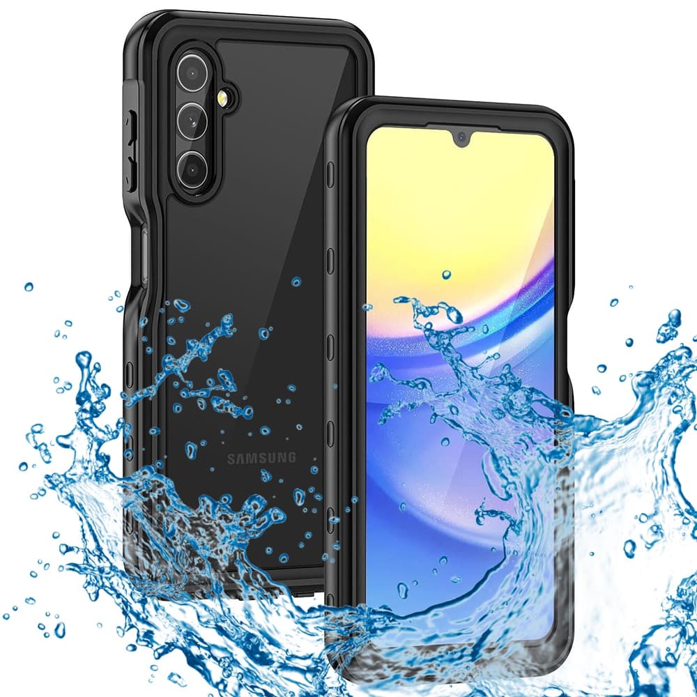 ShellBox - Αδιάβροχη Θήκη IP68 - Samsung Galaxy A15 4G / A15 5G - Μαύρο 5