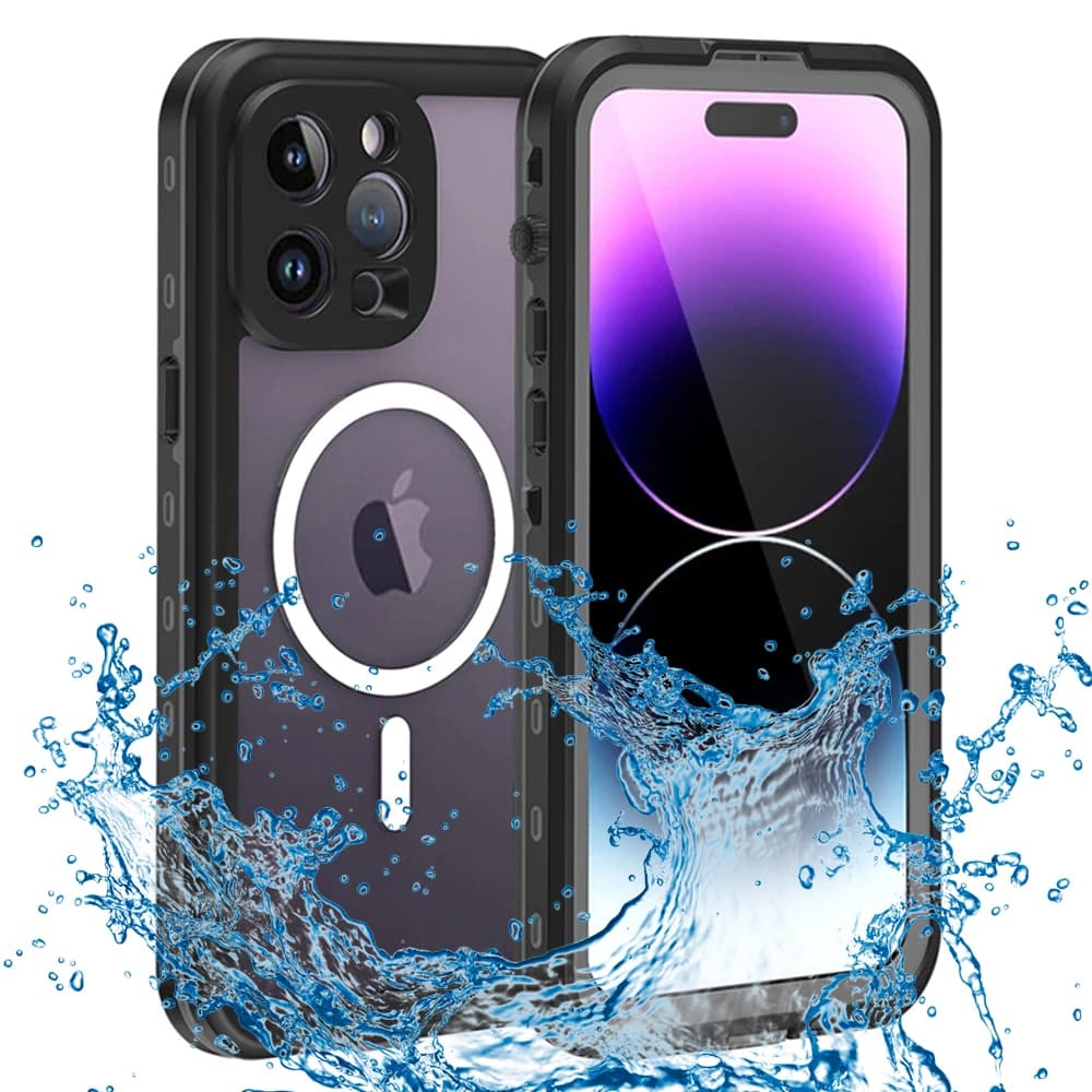 ShellBox - Αδιάβροχη Θήκη IP68 - iPhone 14 Pro Max - Μαύρο 7