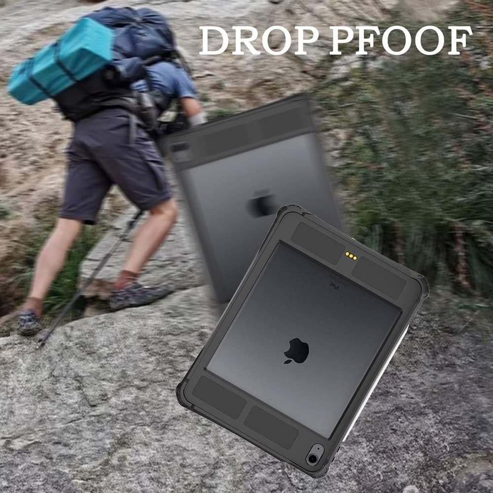 ShellBox - Αδιάβροχη IP68 - iPad Air 4 (2020) / Air 5 (2022) - Μαύρη 4