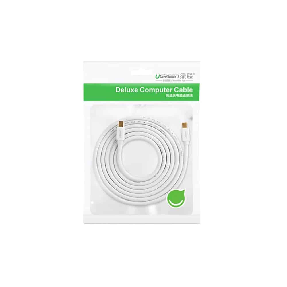 Ugreen - Καλώδιο Βίντεο (10429) - Mini DP Αρσενικό σε Mini DP Αρσενικό, 4k@60Hz, Thunderbolt 2, Λειτουργία Καθρέφτη, 2m - Λευκό 8