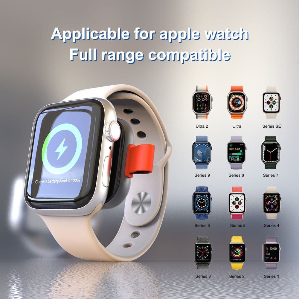 Lito - Ασύρματος Φορτιστής με Μαγνήτη (LT-W1) - για Apple Watch, με Κρίκο Κλειδιών, Φόρτιση καθ' οδόν, 3.5W, 1A 4