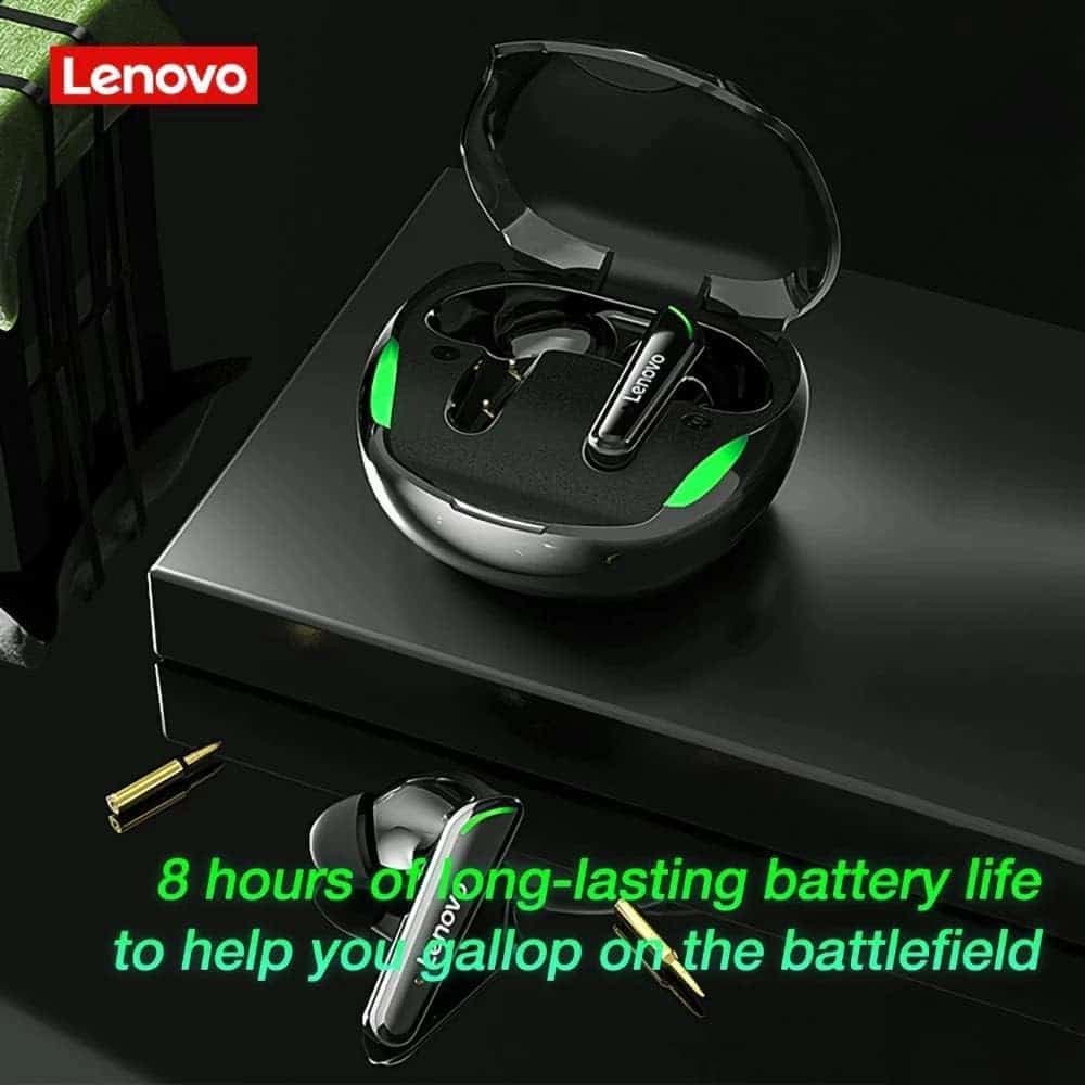 Lenovo - Ασύρματα Ακουστικά ThinkPlus LivePods (XT92) - για Gaming, Bluetooth 5.1, Μείωση Θορύβου - Λευκό 5