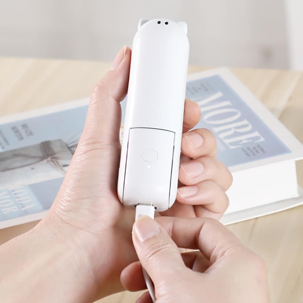 Μίνι Ανεμιστήρας Χειρός 2000mAh - USB, 3 Ταχύτητες, Φορητός - Techsuit HZ001 - Ροζ 5