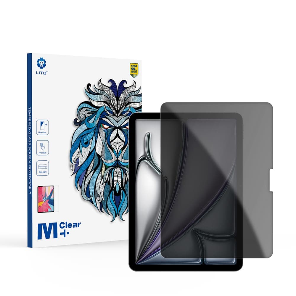 Lito - 2.5D Classic Glass - iPad Air 11 (2024) - Privacy 2