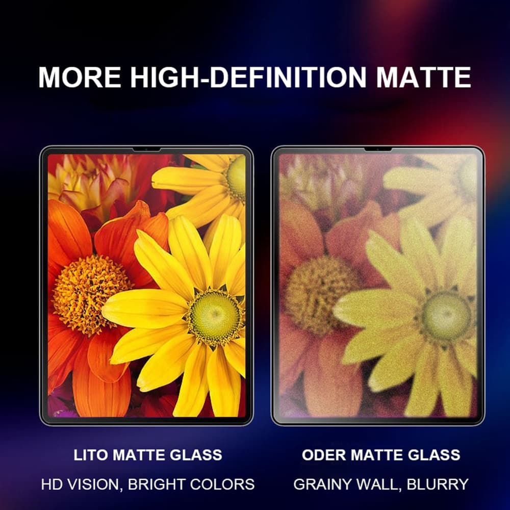 Lito - 2.5D Classic Matte Glass - iPad Pro 13 (2024) - Διάφανο 7