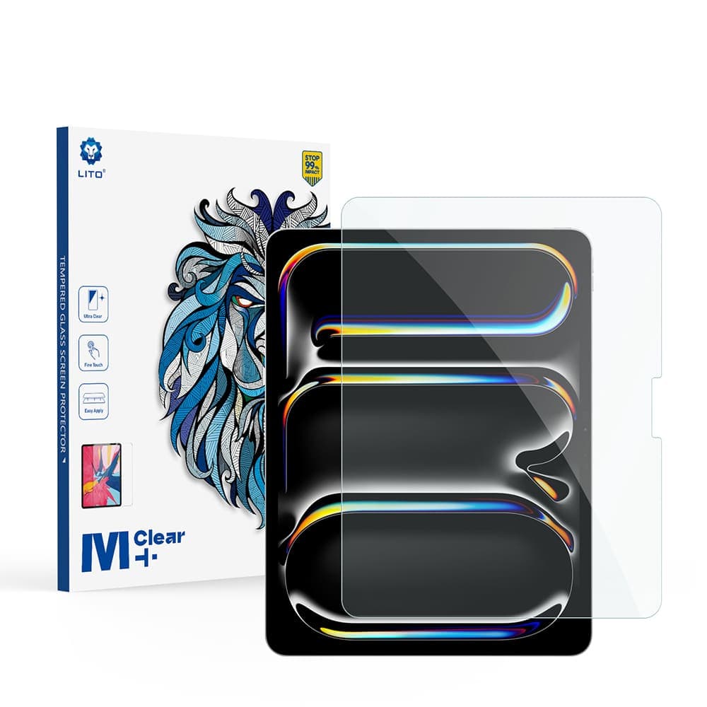 Lito - 2.5D Classic Glass - iPad Pro 13 (2024) / Air 13 (2024) - Διάφανο