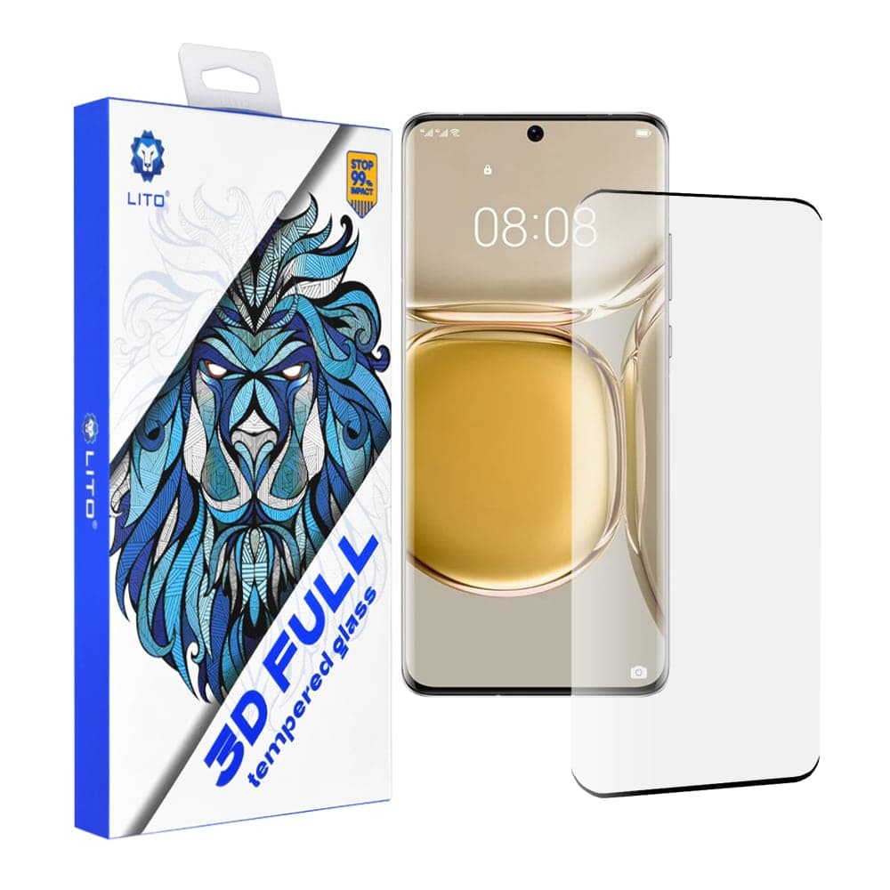 Lito - 3D Πλήρης Κάλυψη Υπερ-Λεπτό Γυαλί - Huawei P50 Pro - Μαύρο