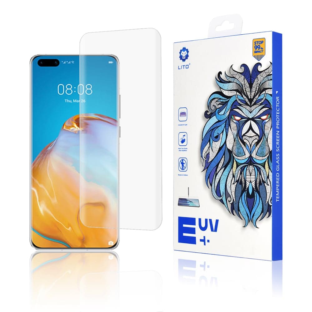 Lito - 3D UV Γυαλί - Huawei P40 Pro / P40 Pro Plus - Διάφανο 8